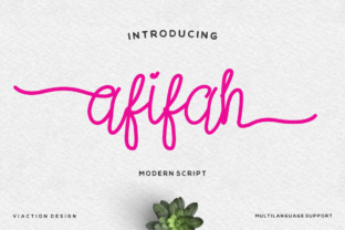 Afifah Script: The Warm, Friendly Font for Modern Branding