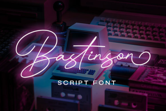 Bastinson: The Retro Monoline Script for Modern Projects