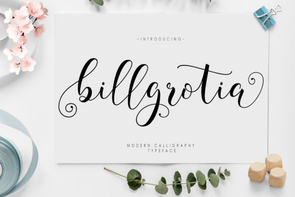 Billgrotia Script: More Than Just a Pretty Font