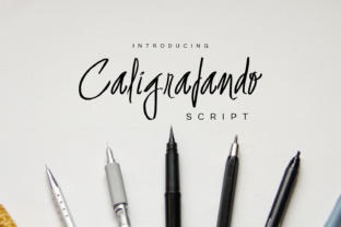 Caligrafando Script: A Modern Handcrafted Typeface