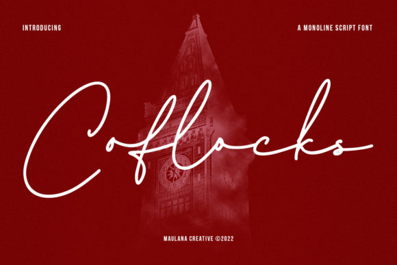 Coflocks Script: A Modern Handwritten Font for Creative Projects