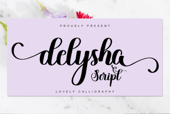 Delysha Script: A Bold Handwritten Font with Modern Appeal