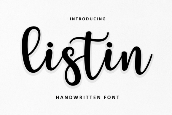Elevate Your Designs: The Art of Listin Script