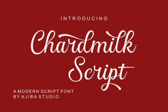 Elevate Your Projects with the Chardmilk Script Font