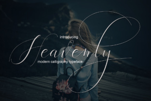 Heavenly Script: A Modern Calligraphy Font with Style