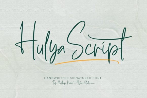 Hulya Script: A Creative Asset for Branding and Design
