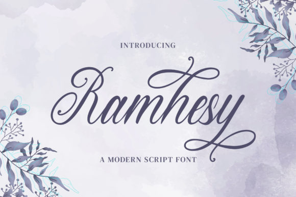 Ramhesy Script: Elevating Your Design Projects with Delicate Handwritten Charm