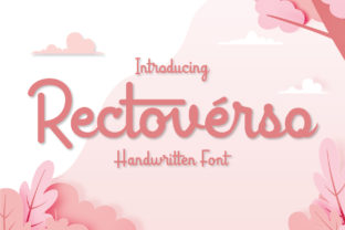 Rectoverso Script: Where Playful Charm Meets Artful Design
