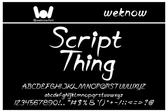 Script Thing: A Handwritten Font for Authentic Connection