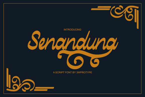Senandung Script: A Handwritten Font with Natural Flow
