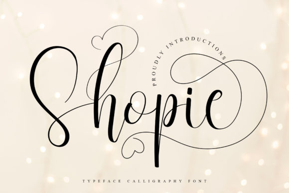 Shopie Script: Crafting Romance in Every Design