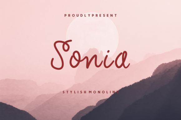 Sonia Script: The Modern Handwritten Font for Authentic Design