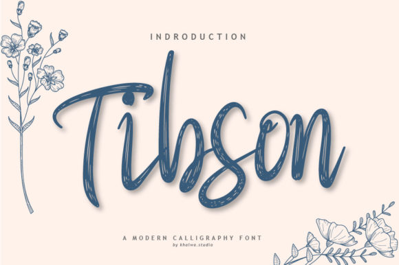 Tibson Script: A Brush of Authenticity for Your Brand