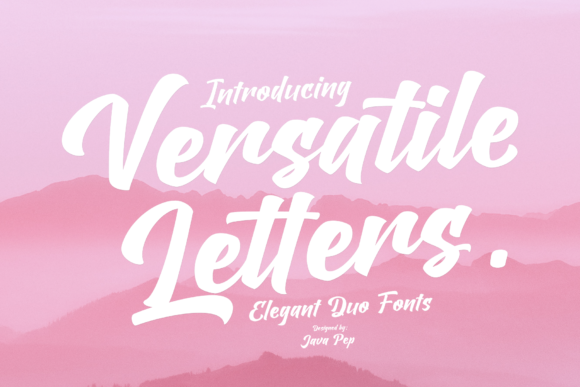 Versatile Letters Duo Script: A Fresh Take on Modern Typography