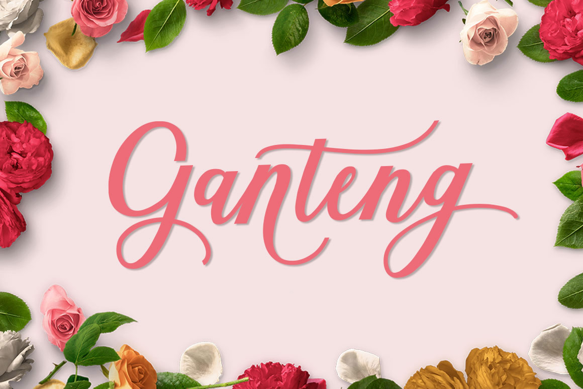 Why Ganteng Script Is the Bold Handwritten Font Your Designs Need