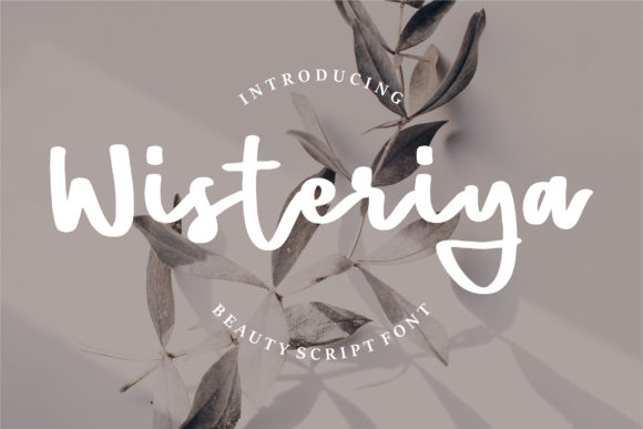 Wisteriya Script: The Calligraphy Font for Elegant Designs